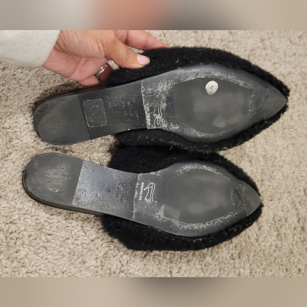 Jenni Kayne Shearling Mule Size 38/8 - Picture 3 of 8